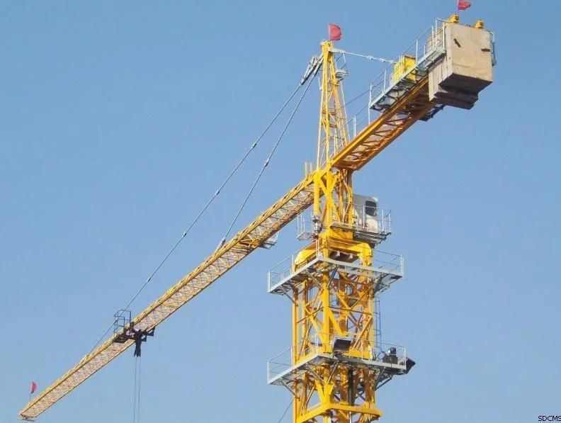 Top Quality Zoomlion 6ton Mini Flat-Top Tower Crane Tct5513 Sale