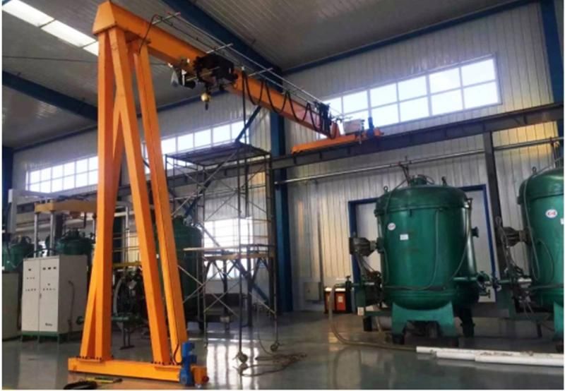 Made in China 5 Ton Rail Mounted a Frame Semi Gantry Crane