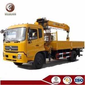 Dongfeng 6X4 10 Wheeler 8 Ton Telescopic Boom Self Loading Truck with 12 Ton Truck Crane Price