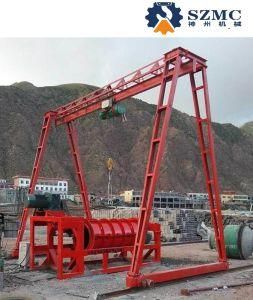 Economic Prices 3t Single Beam Gantry Crane Rail Mhe with Hoist