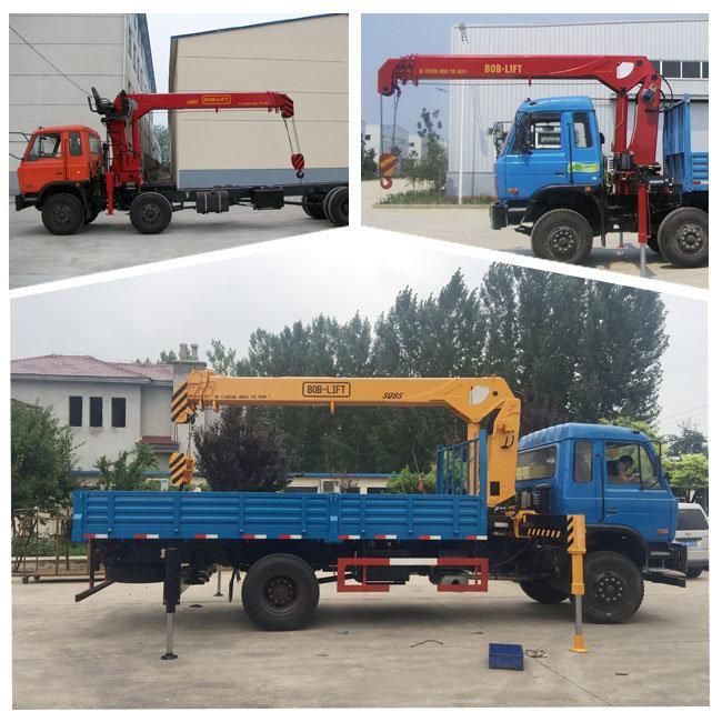 8ton Hydraulic Telescopic Arm Crane Boom Truck Mounted