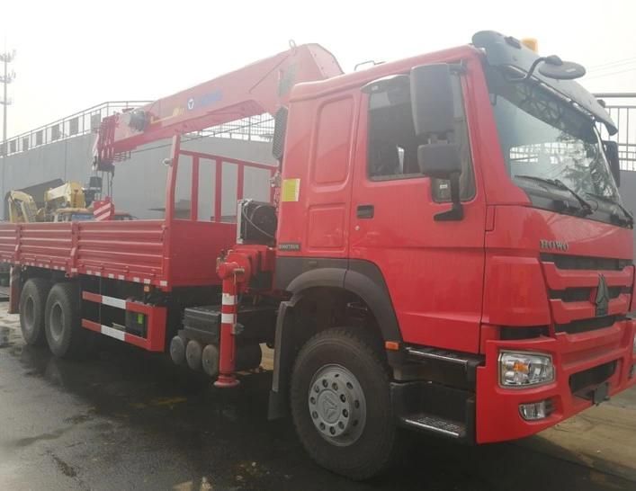 Sinotruk HOWO 6X4 371HP 16t Truck Mounted Knuckle Boom Crane