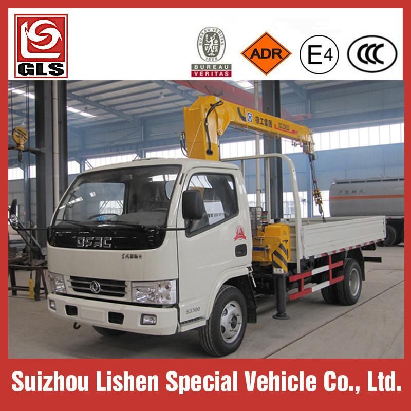 Factory Supply Hot Sell Dongfeng 2/3/3.5t Ton Truck with Crane Mounted Cargo Box Truck