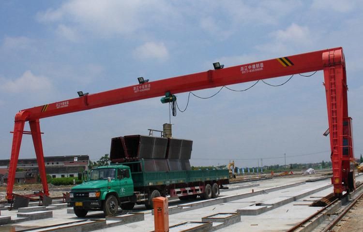 10t Single Girder Electric Gantry Crane Portal Crane