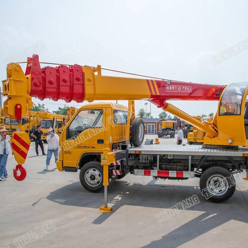 China 5t Hydraulic Construction Mobile Truck with Crane