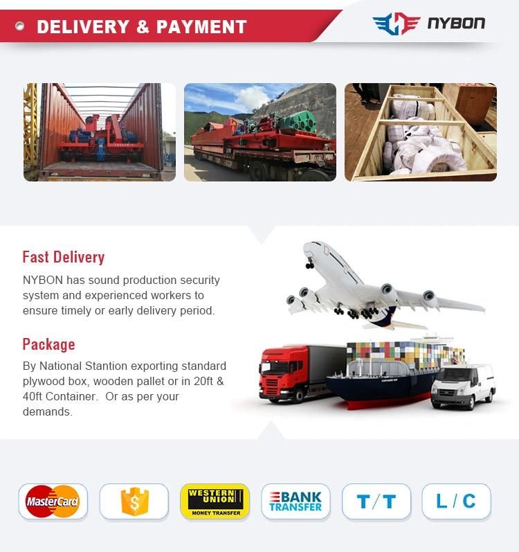 New Workshop Travelling Electric Double Girder Overhead Crane for Lifting Goods