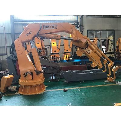 25ton Hydraulic Knuckle Boom Marine Deck Lifting Xrane for Sale