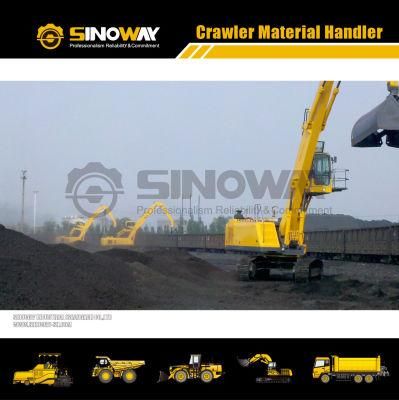 50 Ton Material Handling Equipment with Clamshell Grab for Loose Cargo