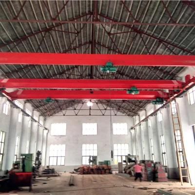 Chinese 10 Ton 9m Wire Rope Hoist Single Beam Eot Crane