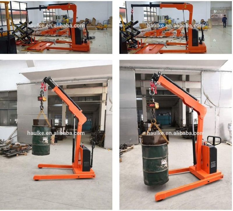 Electric Hydraulic Oil Drum Pallet Stacker Lifter