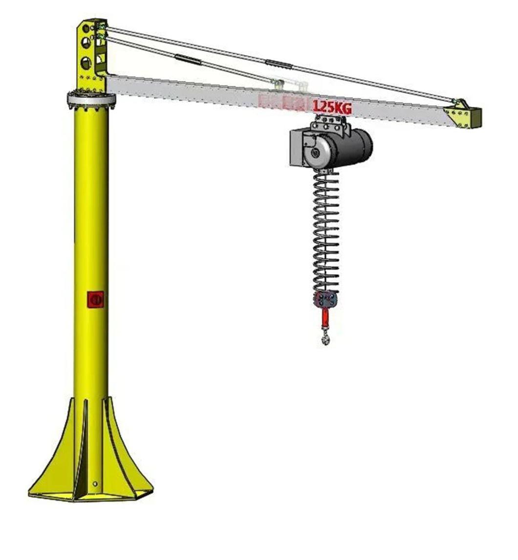 Factory Supply Column Cantilever Crane Slew Jib Crane