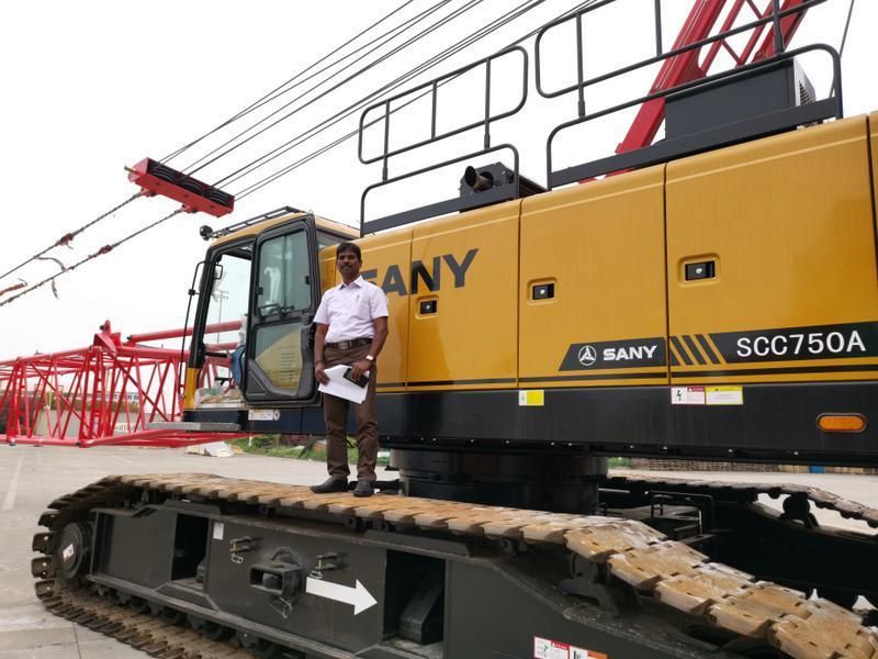 Sani Scc750A 75 Ton Crawler Crane for Promotion
