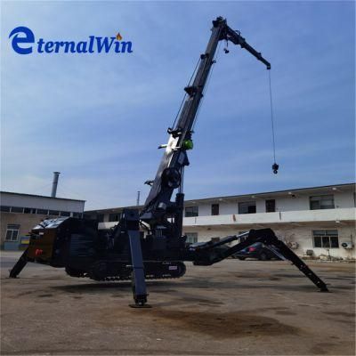 Lifting Capacity 3 Tons Black Spider Crane