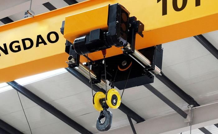 Mingdao Low Headroom Electric Wire Rope Hoist Single Beam 2 5 10 15 Ton Lifting Overhead Bridge Crane