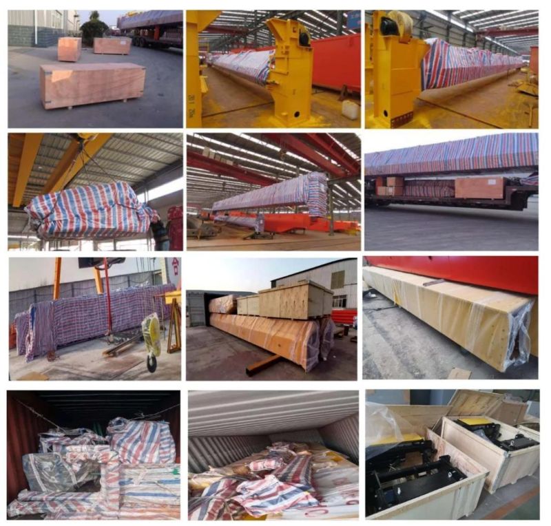 Skillful Manufacture 15ton Grab Bridge Overhead Crane with Raw Materials