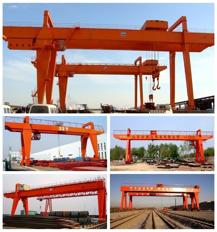 35t Mg Type Rail Mounted Double Girder Goliath Gantry Crane