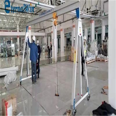 China Supplier Small Portable Aluminum Gantry Crane Drawing