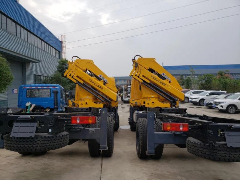 3ton Truck Lorry Crane Truck Articulated Boom Mounted Truck Crane