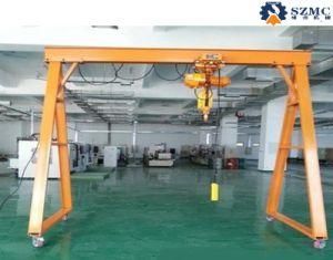 1t 3t 5t Mobile Small Gantry Cranes with Hoist