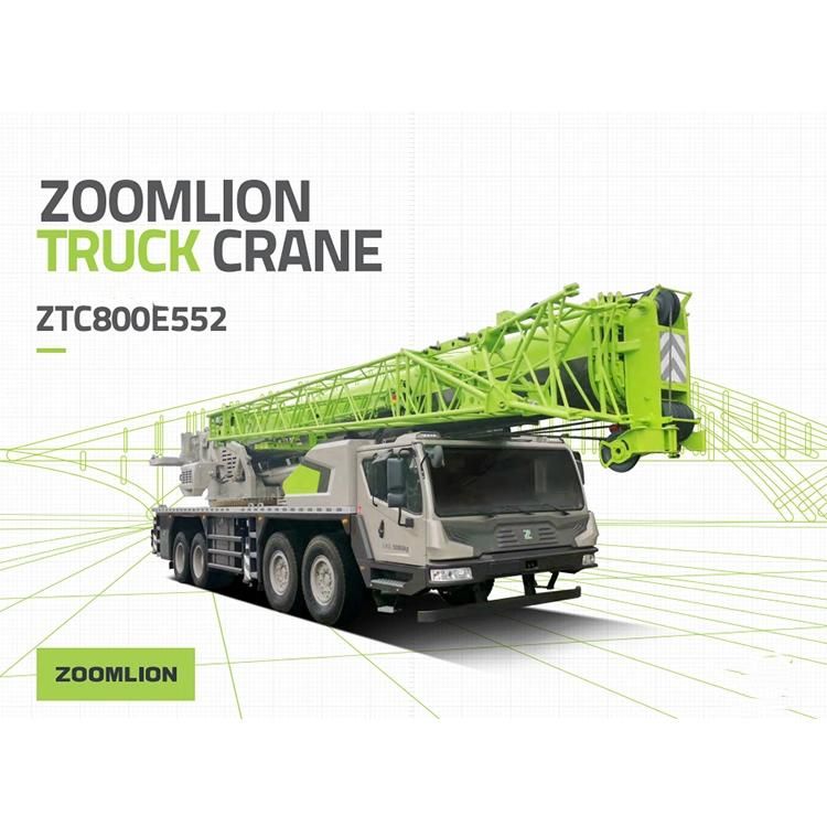 Zoomlion 80ton Mobile Truck Crane Ztc800e552 Big Discount