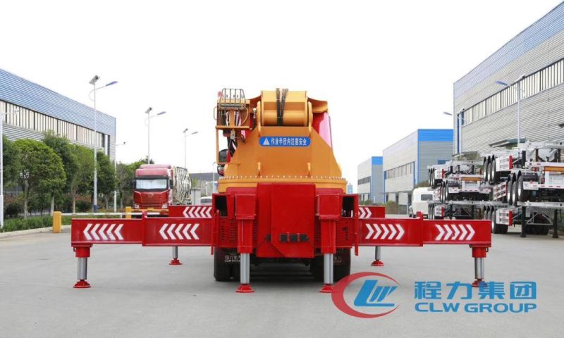 HOWO China Military Quality Heavy Duty 100ton Truck Crane 120tons Truck Mounted Crane Lorry-Mounted Crane