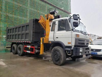 Dongfeng 6X4 Mounted Knuckle Boom Crane Truck Folding Arm Crane Truck Container Can Be Customized