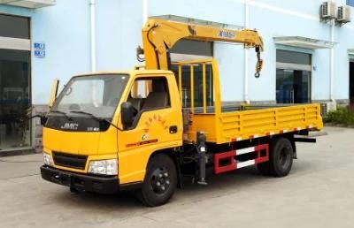 China Jmc Truck Crane 2ton/3.2tons Construction Machine Boom Crane Truck Service Truck Crane