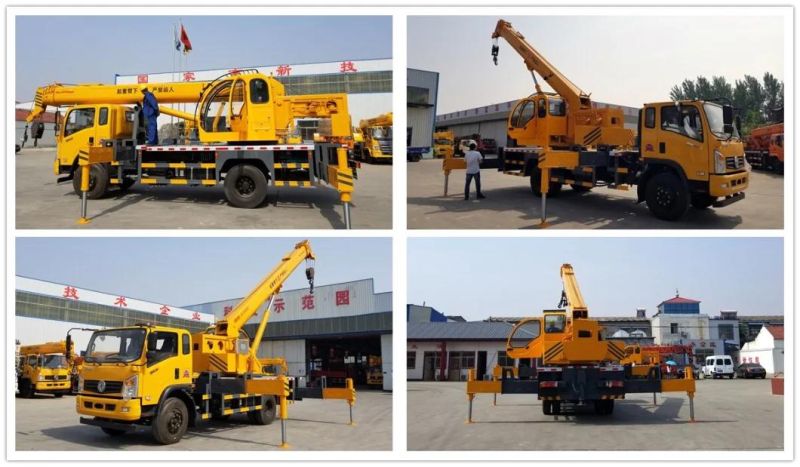 Used Dongfeng Truck Mounted Crane Small Mobile Crane for Sale