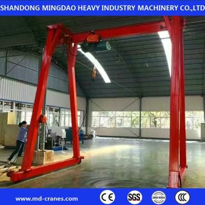 Economical Manual Hand Push Type Mini Portable Gantry Crane