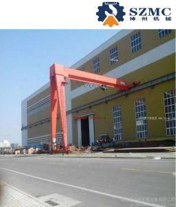 5 Ton 15t 20 Ton L Type High Quality Single Girder Mobile Half Gantry Crane for Factory Machine for Production Line