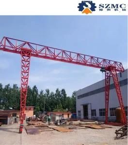 Mhh Type Traveling Single Girder 10 Ton Working Duty Warehouse Single Girder Gantry Crane Price