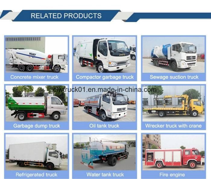 Dong Feng I′suzu Foton HOWO 5tons Mini Hydraulic Straight Arm Crane Truck for Sale