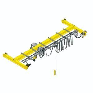 Eot Crane Supplier Safe Driving Single Girder Overhead Bridge Crane 20t 25ton with Grab Bucket