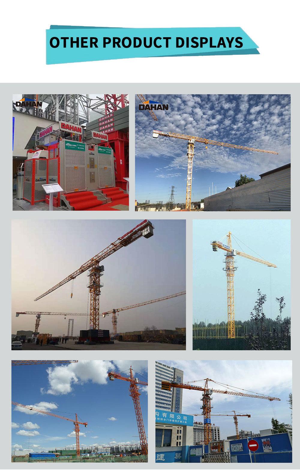 Luffing Tower Crane with 55m Boom Length for Construction