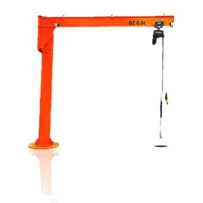 Pillar Jib Crane Electric Rotated Lifting Equipment with Best Price 1t