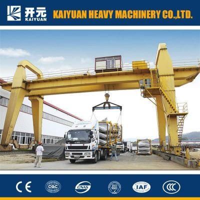 40 Ton 50 Ton 60 Ton 80 Ton a Frame Box Type Electric Double Girder Gantry Crane with Cantilever Price