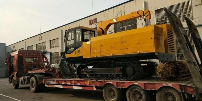 All Hydraulic Paywelder Welding Tractor with Loading Crane Pipeline Construction Project