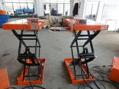 Warehouse Fixed Working Hydraulic Lifting Platform/ Two Scissor Lifts