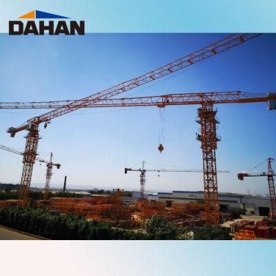 Qtz250 (7032) 12t Flat Top Tower Crane Dahan Made-in-China