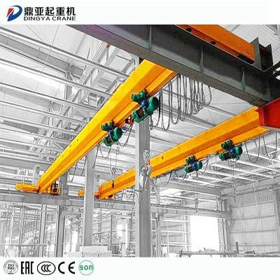 Dy High Quality 10ton 40ton 50ton Electric Single Girder Frequency Conversion Crane Flexible Drive Electric Crane