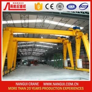 10 Ton Single/Double Girder/Beam Gantry Crane with Hook/Grab