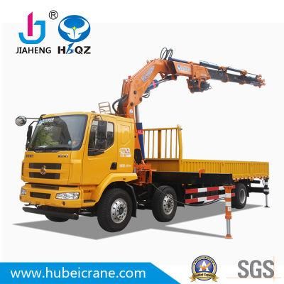 Chinese HBQZ 20 Tons Hydraulic Knuckle Boom Truck Mounted Crane for Sale