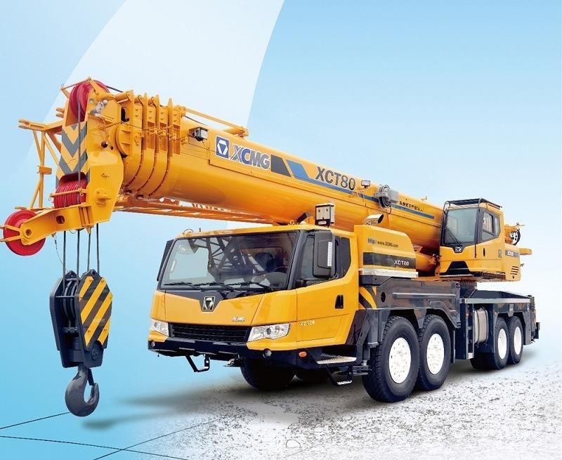 XCMG Rough Terrain Crane Xct80 80ton Auto Crane Hot Sale