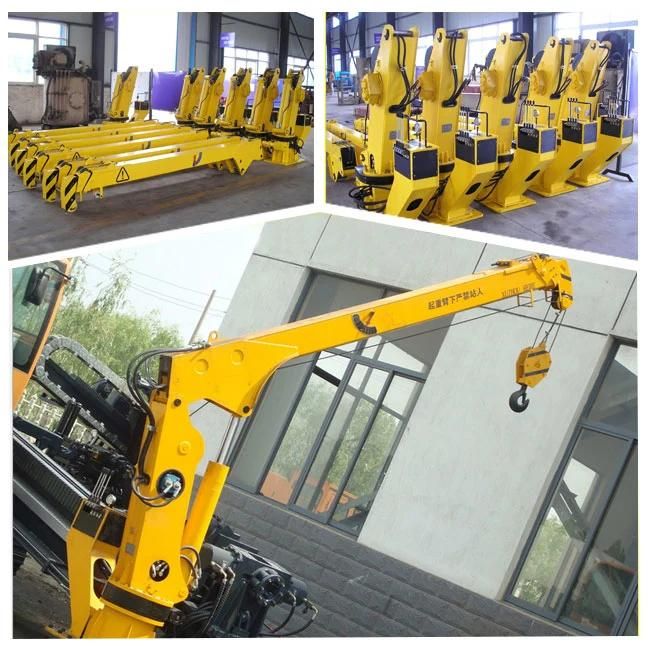 2 Ton Telescopic Boom Small Marine Ship Crane