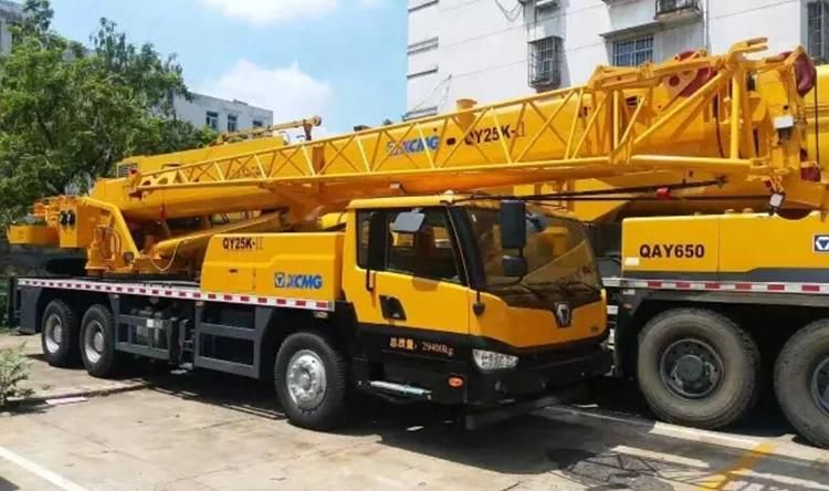 XCMG Official 25t Hydraulic Engine Mounted Truck Mobile Crane with Ce