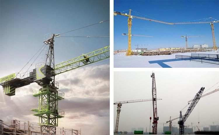 China Zoomlion Xugong Sanyi Dahan Topsky Topkit Topless Luffing 4 Ton 6 Ton 8 Ton 10 Ton 12 Ton 16 Ton 20 Ton New Used T6013-8 Tower Crane for Sale