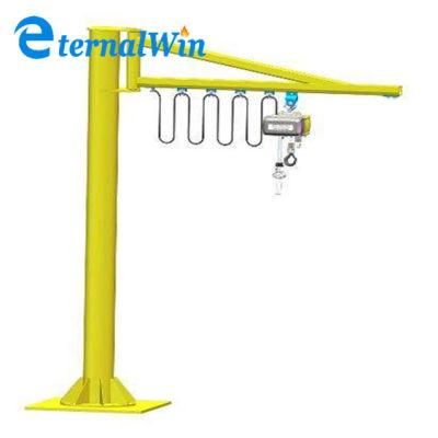 High Quality Cantilever Portable Jib Crane with Electric Hoist for Warehouse