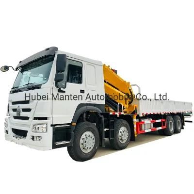 Sinotruk HOWO 25ton Folding Crane Mounted Truck 20ton Folding Boom Truck Crane