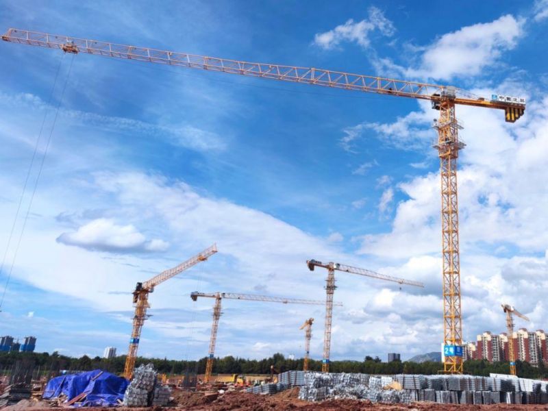 Wa6017-10e Zoomlion Construction Machinery Flat-Top/Top-Less Tower Crane