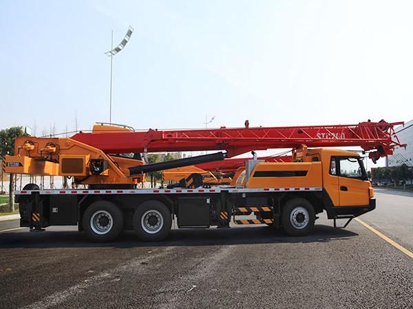 160ton Hydraulic Boom Mobile Truck Crane Stc160 for Denmark